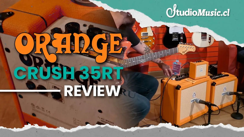 Amplificador de Guitarra Orange Crush 35RT (Review y Prueba) 🍊👌🏼