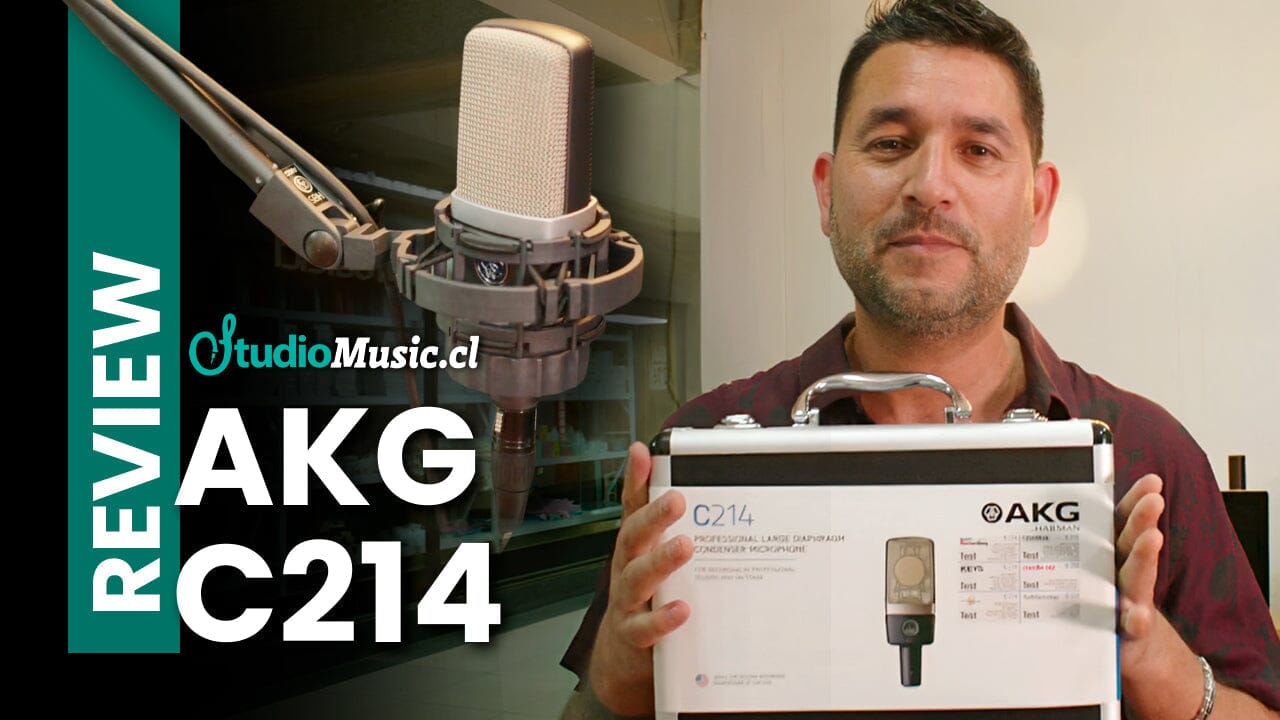 El Mítico Sonido del Micrófono AKG C214 🎙️🥇 StudioMusic.cl