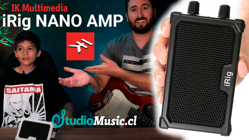 El Pequeño Gigante Amplificador IK Multimedia iRig Nano Amp - StudioMusic.cl