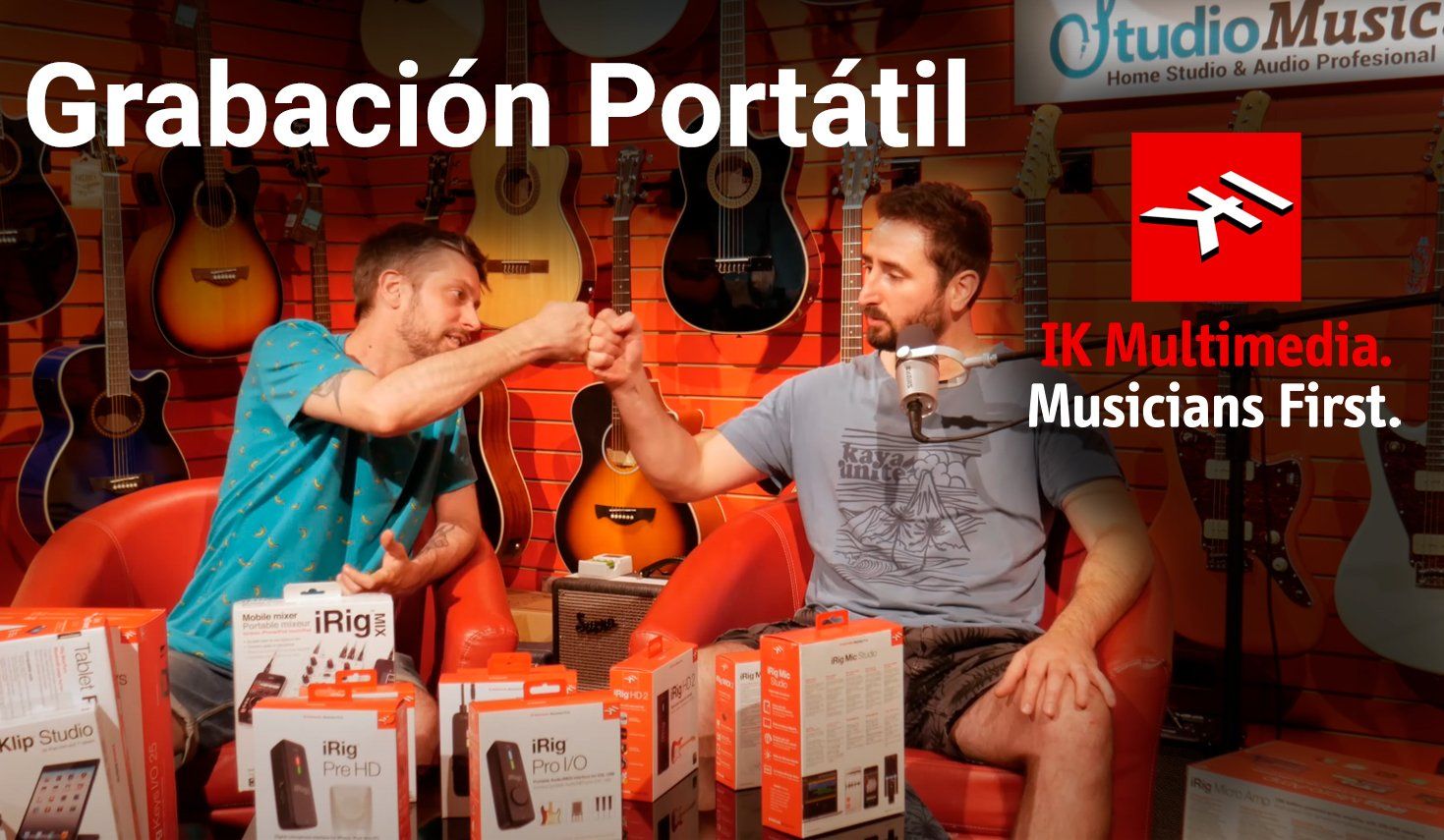 Grabación Portátil Gracias a IK Multimedia 👆👀