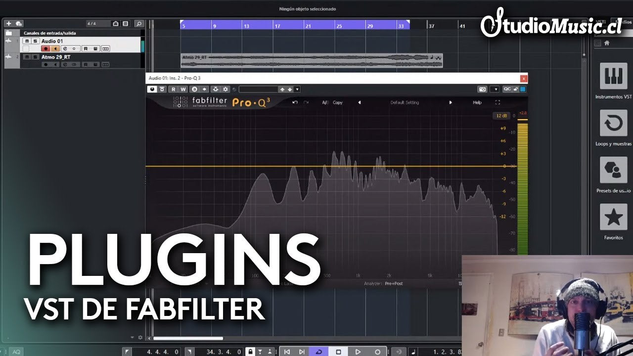 Jose Mostrando Plugins VST de Fabfilter! Segunda parte - StudioMusic.cl LIVE! Martes 19 de Julio