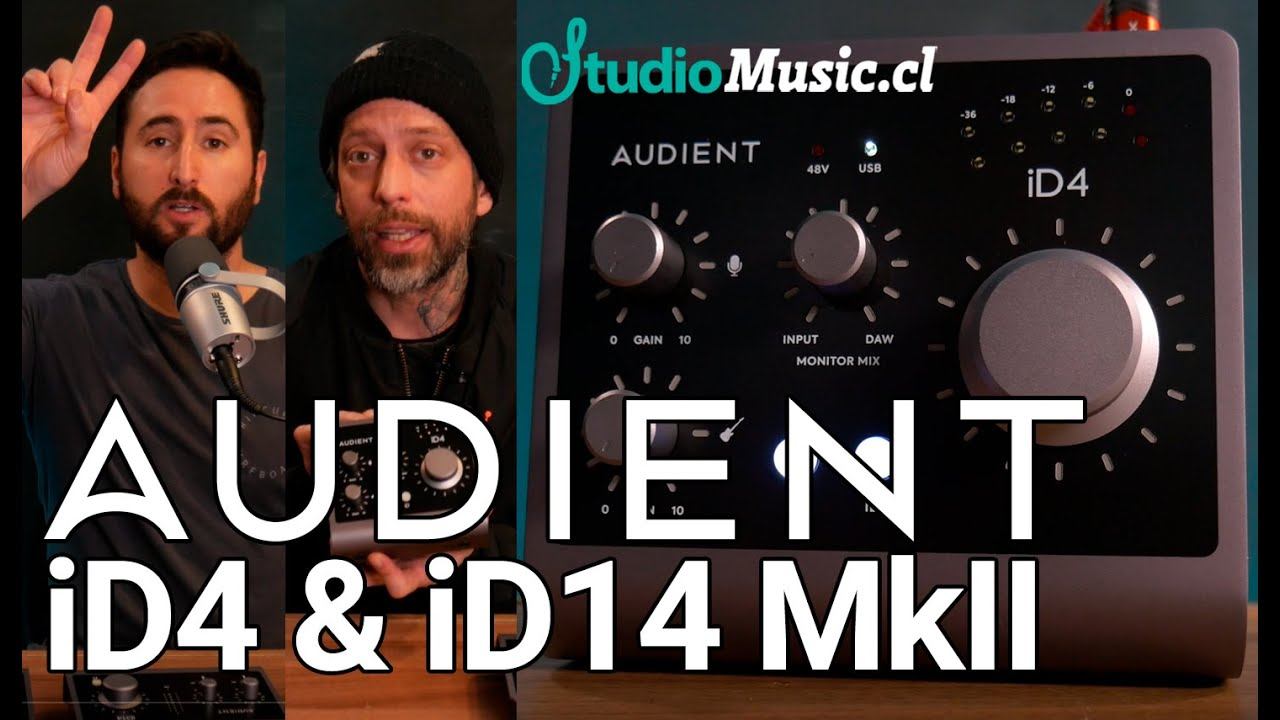 Nuevas Interfaces de Audio Audient ID4 MkII & iD14 MkII 🔥
