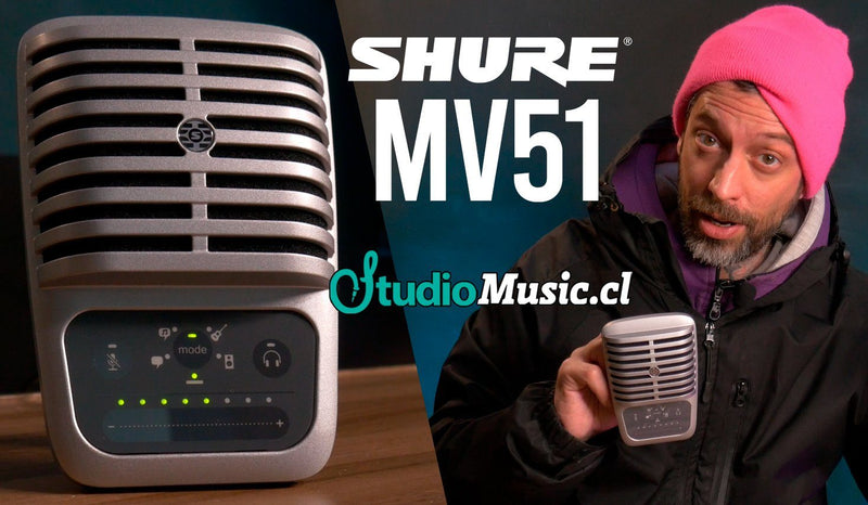 Shure MV51 Micrófono Digital USB 🎤 Review, Unboxing y Demo