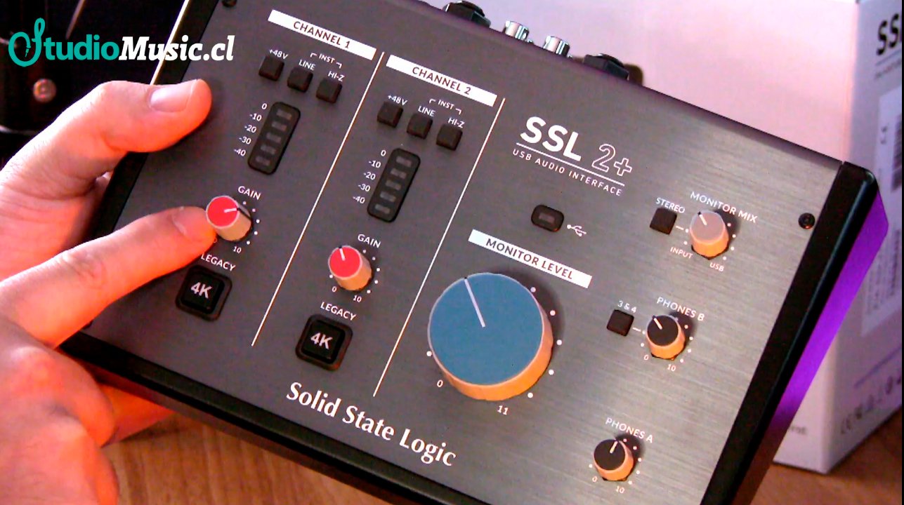 Solid State Logic SSL2+, Interfaz de Audio con Sonido 4K!!