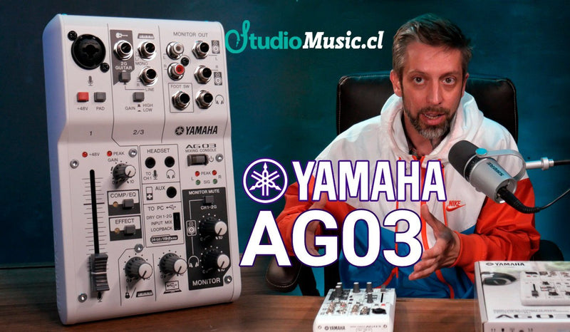 Yamaha AG03 para Grabación, Podcast y Streaming
