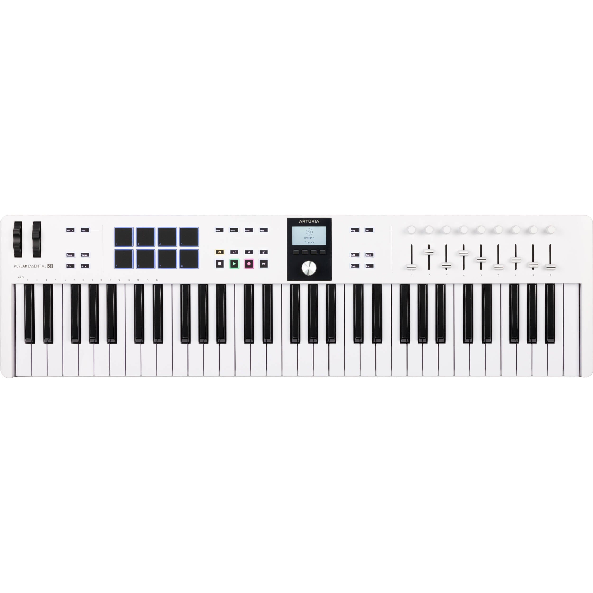 Arturia Keylab Essential 61 mk3 White - Controlador MIDI Controladores USB/MIDI Arturia 