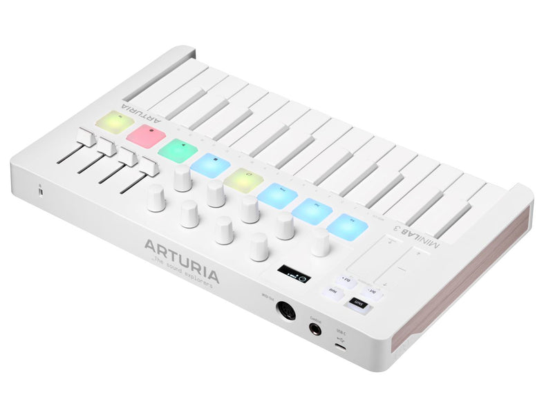 Arturia MiniLab 3 Alpine White Controlador MIDI/USB de 25 Teclas Controladores USB/MIDI Arturia 