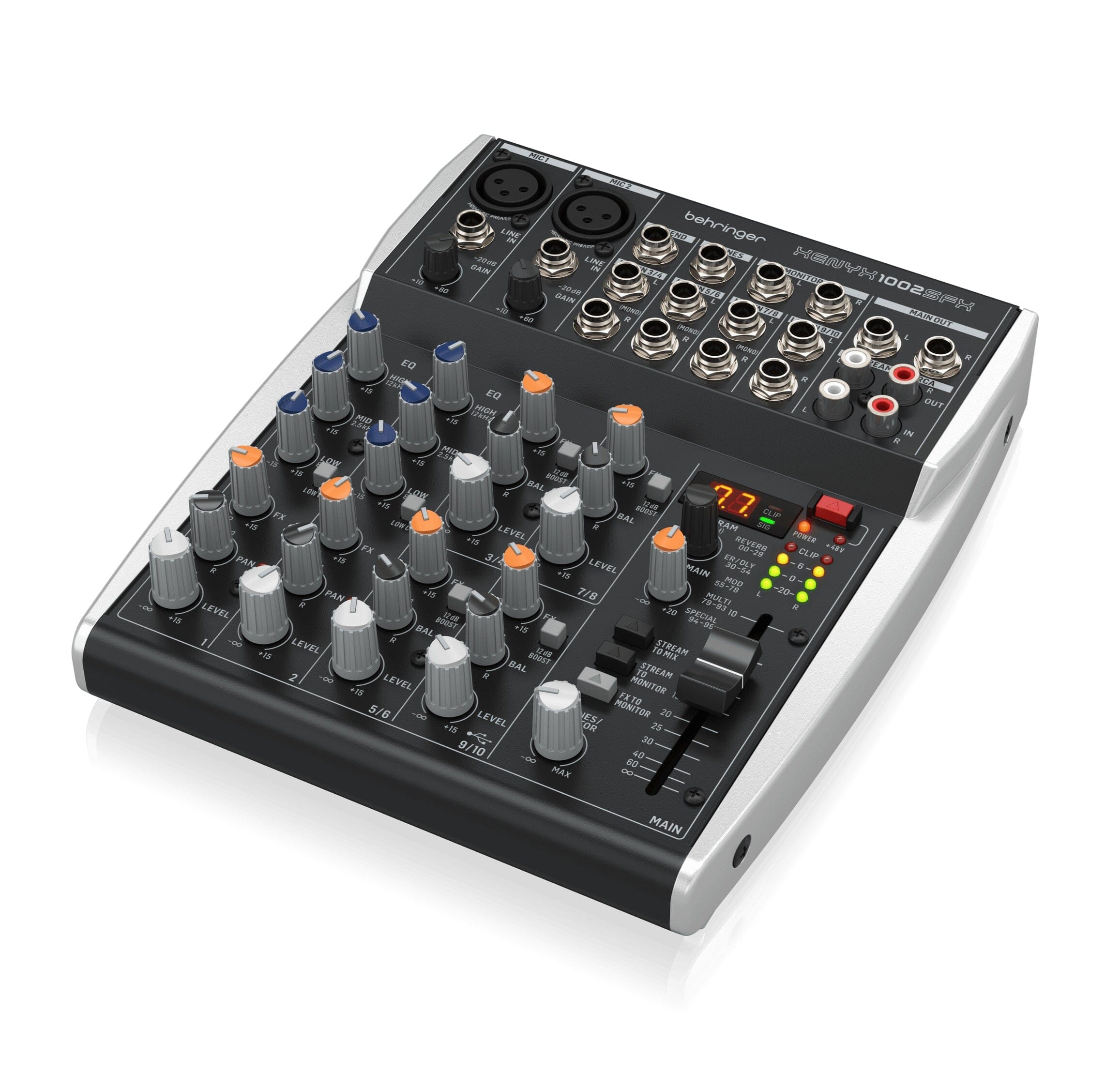 Behringer Xenyx 1002SFX Mixer Análogo con Interfaz USB y Efectos Mixers/Consolas Behringer 