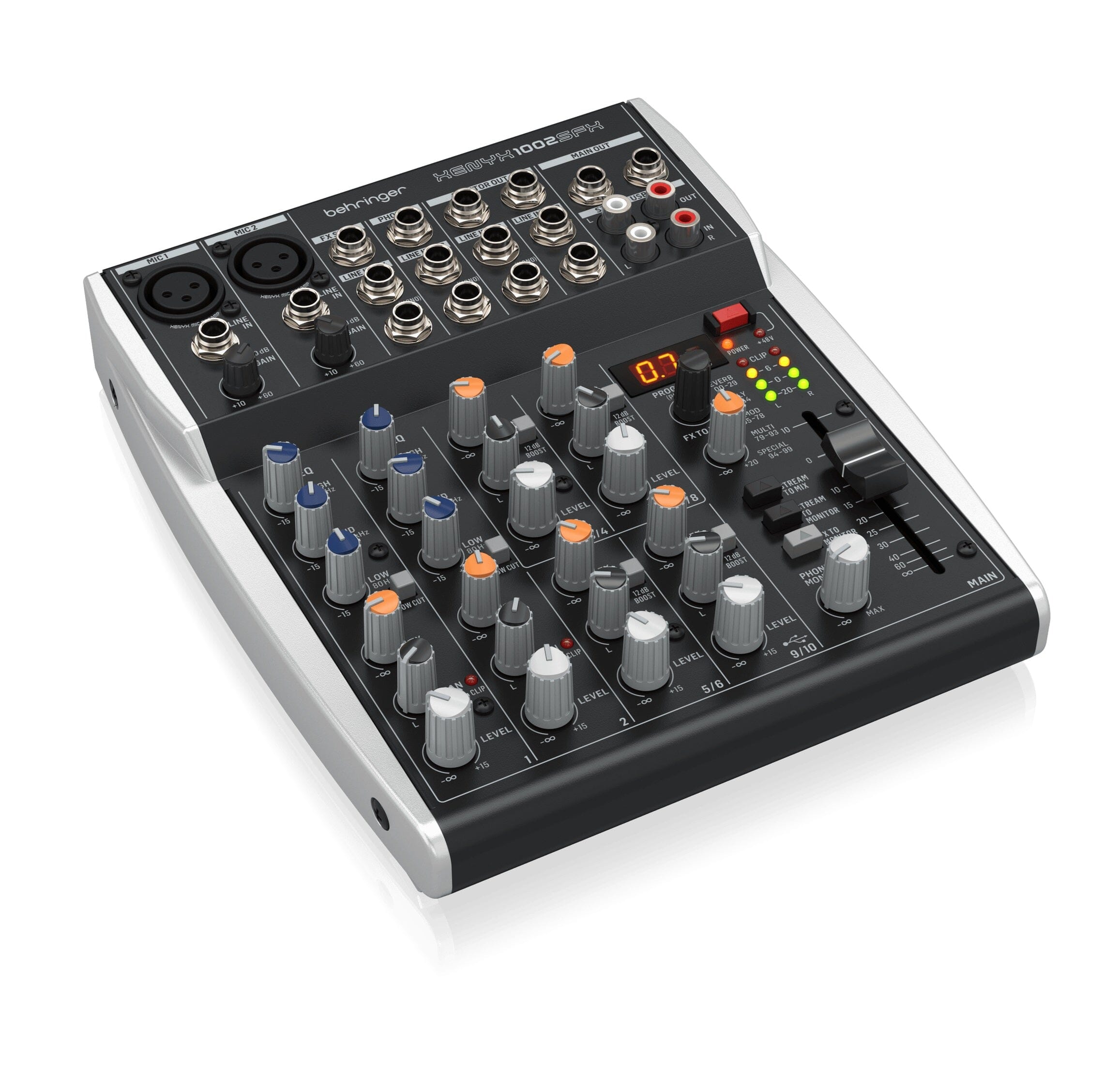 Behringer Xenyx 1002SFX Mixer Análogo con Interfaz USB y Efectos Mixers/Consolas Behringer 