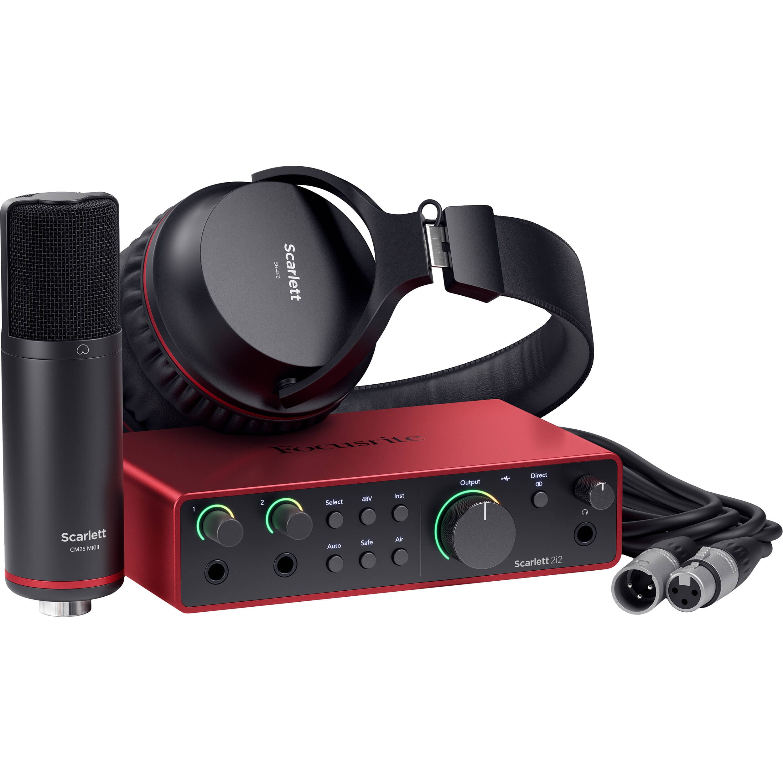 Focusrite Scarlett 2i2 Studio (4ta Generación) Pack de Grabación Packs de Grabación Focusrite 