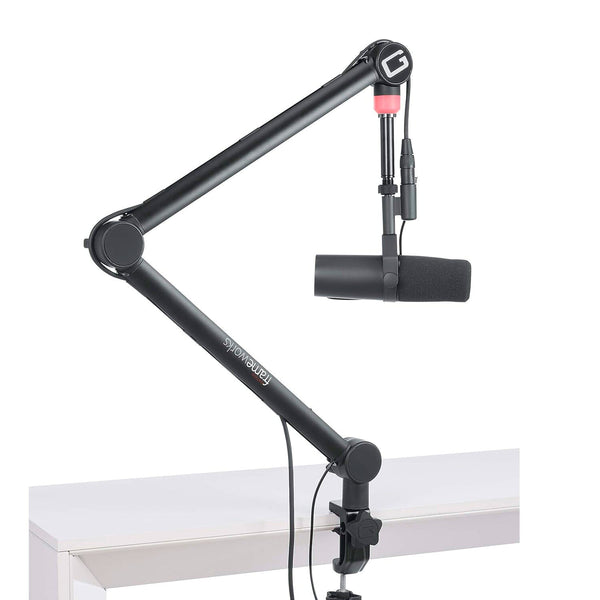 Gator Frameworks GFWBCBM4000 Atril de Micrófono Broadcast/Podcast con Luz Led Atriles de Micrófono Gator 