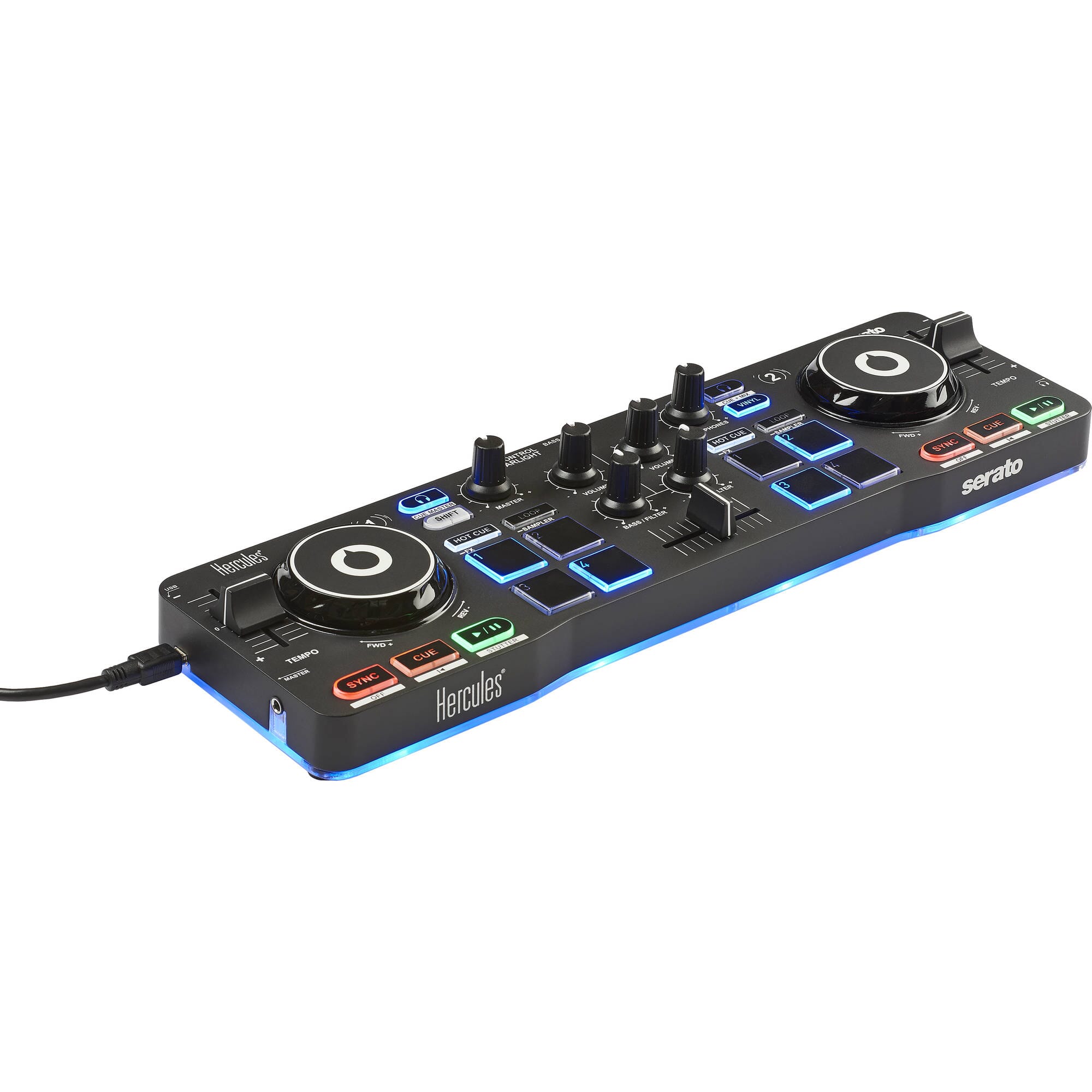 Hercules DJControl Starlight Superficies de Control Hercules 