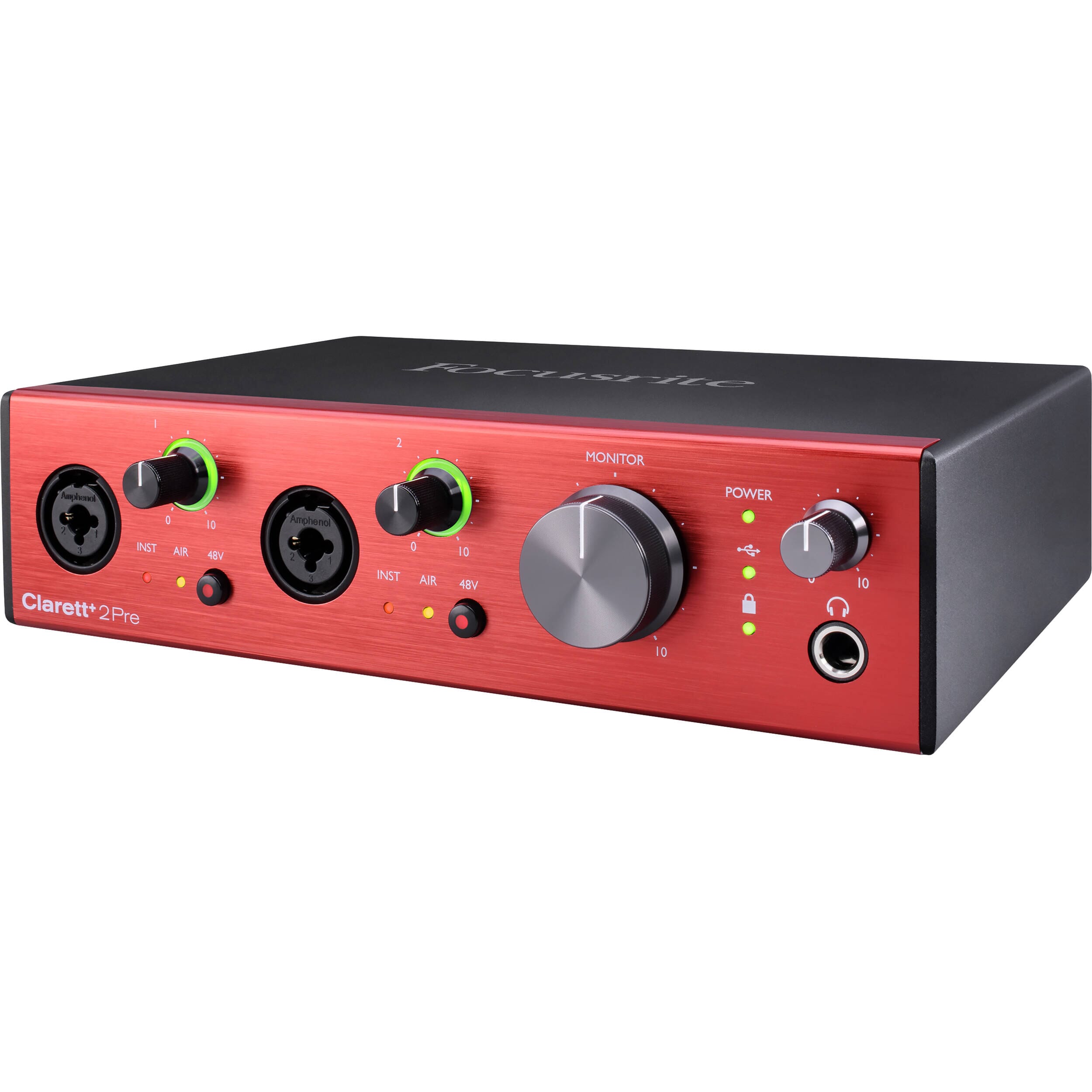 Interfaz de Audio Focusrite Clarett+ 2Pre Interfaces de Audio USB Focusrite 