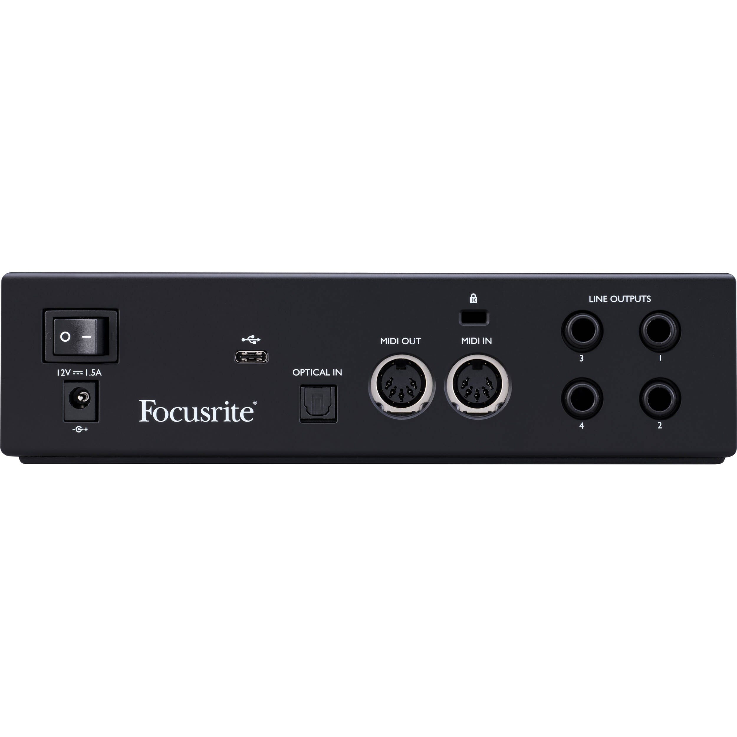 Interfaz de Audio Focusrite Clarett+ 2Pre Interfaces de Audio USB Focusrite 