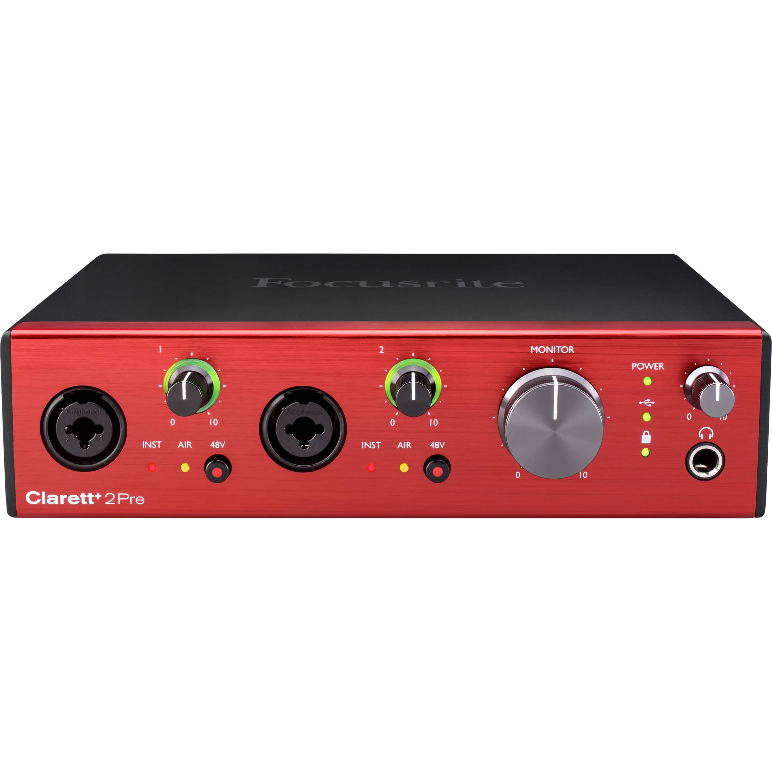 Interfaz de Audio Focusrite Clarett+ 2Pre Interfaces de Audio USB Focusrite 