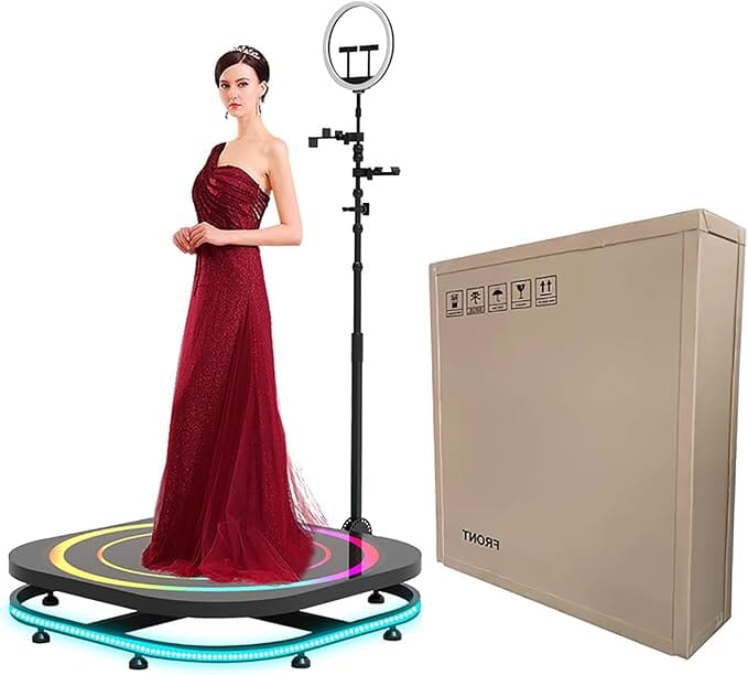 Pandalight Plataforma pista giratoria foto 360 c/case Iluminación Pandalight 