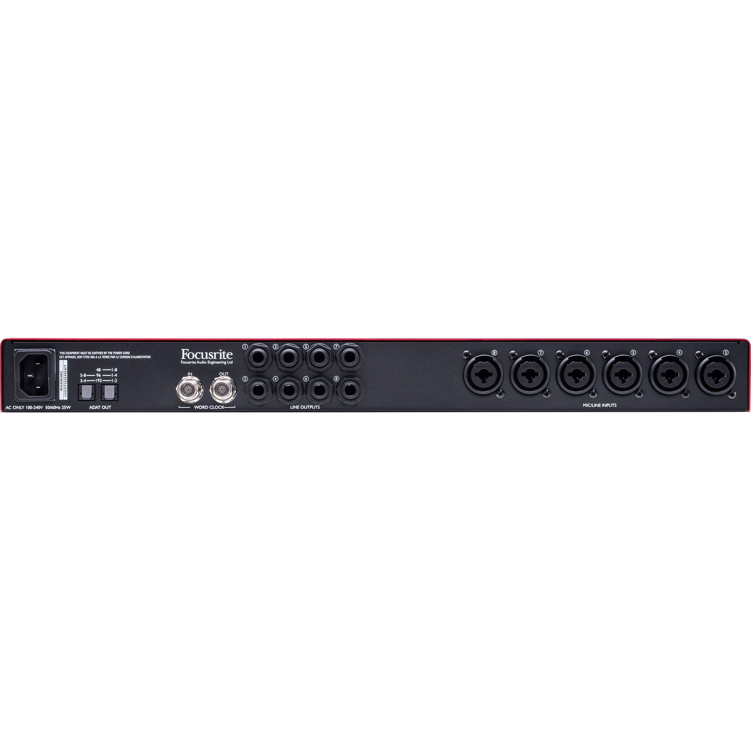 Preamplificador Focusrite Scarlett OctoPre Preamplificadores Focusrite 