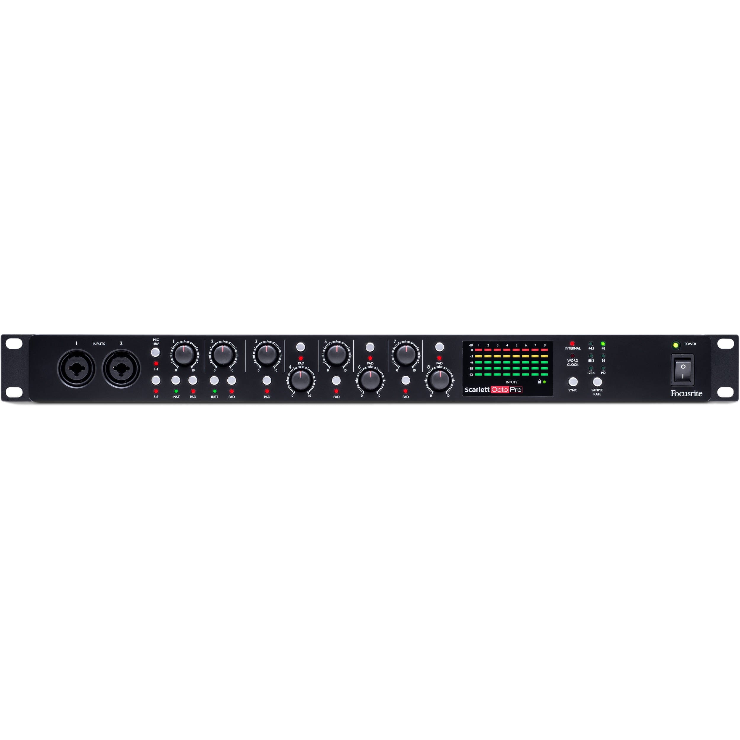 Preamplificador Focusrite Scarlett OctoPre Preamplificadores Focusrite 