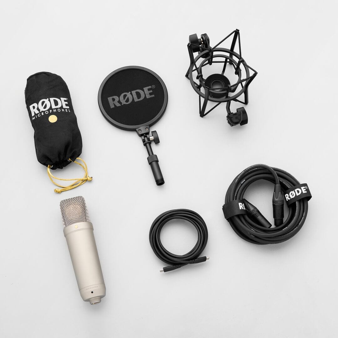 RODE NT1 5th Generation Micrófono Condensador XLR/USB (Black) Micrófonos de Condensador RODE 