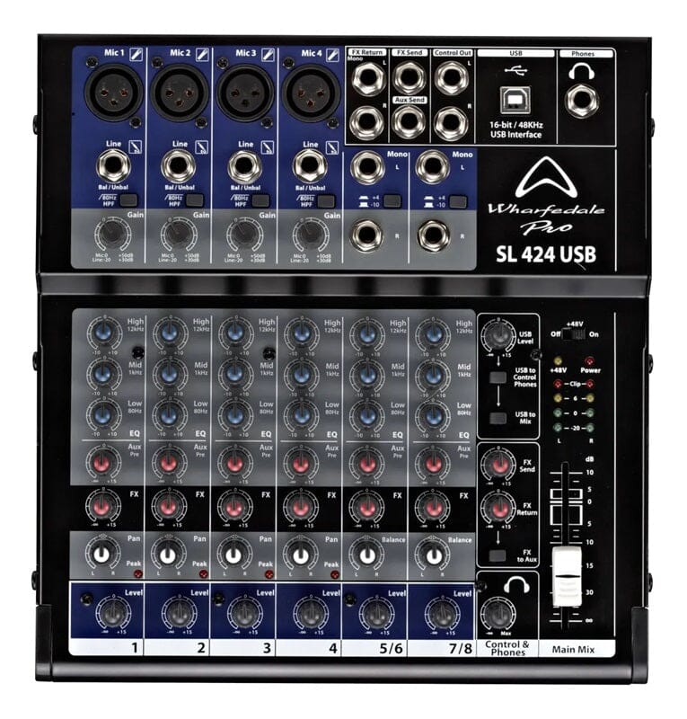 Wharfedale SL 424 Mixer USB Mixers/Consolas Wharfedale 