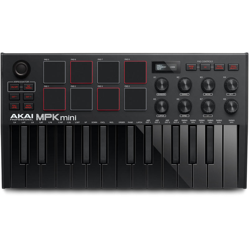 Akai Professional MPK Mini Mk3 Black Controlador USB/MIDI Controladores USB/MIDI Akai 