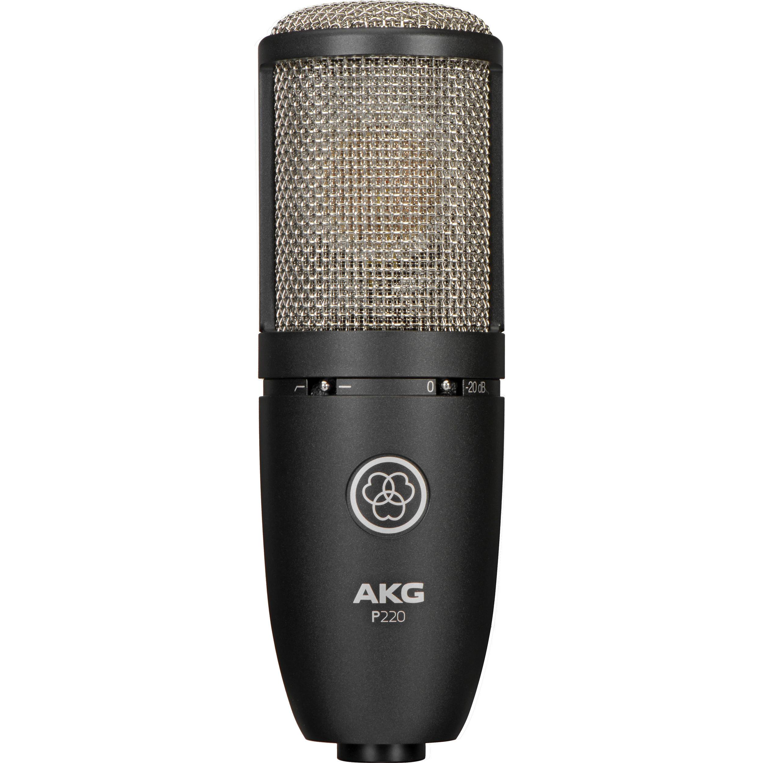 AKG P220 Micrófono de Condensador (Incluye Case y Shockmount) Micrófonos de Condensador AKG 