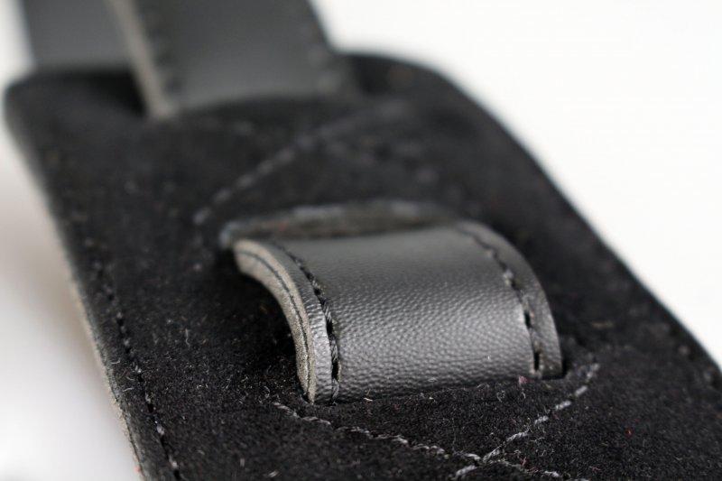 Basso Classic CLA 04 Suede Negro Gamuza Correa de Guitarra/Bajo Correas de Guitarra/Bajo Basso 