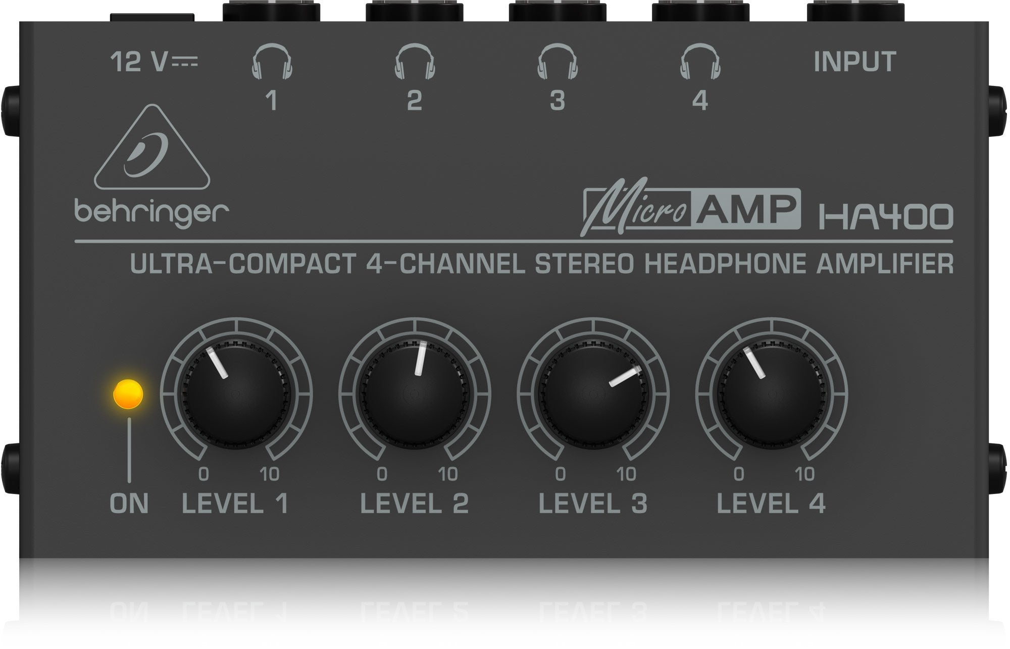Behringer HA400 Amplificador de Audífonos de 4 Canales Audífonos Behringer 