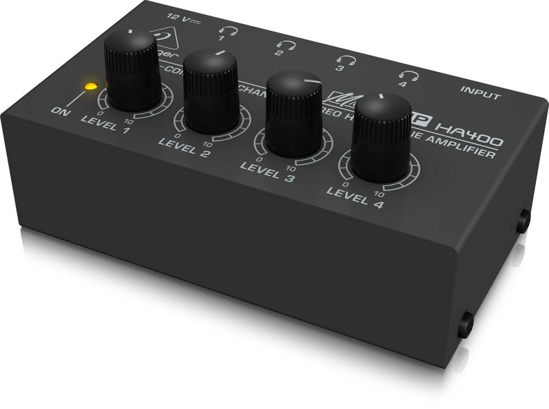 Behringer HA400 Amplificador de Audífonos de 4 Canales Audífonos Behringer 