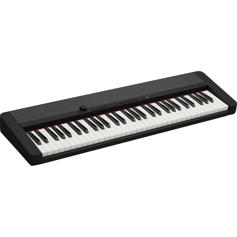 Casio CT-S1 Negro Teclado de 61 Teclas Sensibles (Incluye Adaptador Bluetooth y Transformador) Teclados Casio 