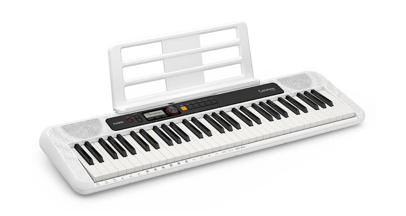 Casiotone CT-S200 Teclado Portable de 61 Teclas Blanco (Incluye Transformador) Teclados Casio 