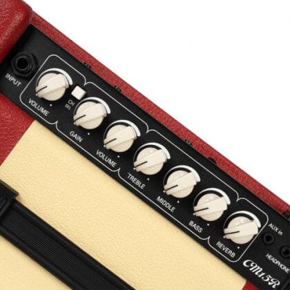 Cort CM15R Dark Red Amplificador de Guitarra de 15W Amplificadores de Guitarra Cort 