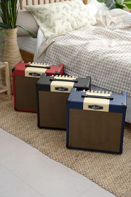 Cort CM30R Dark Blue Amplificador de Guitarra de 30W Amplificadores de Guitarra Cort 
