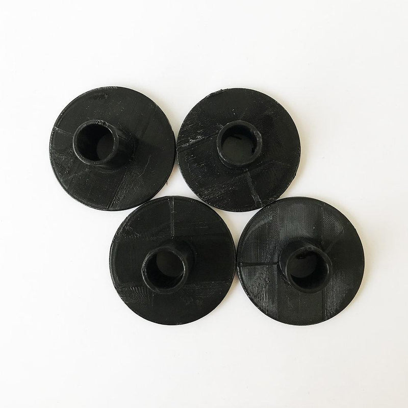 Custom Rock Buje 3D 2cm para Atril de Platillo (Set de 4 Unidades Negros) Bujes para Atriles Custom Rock 