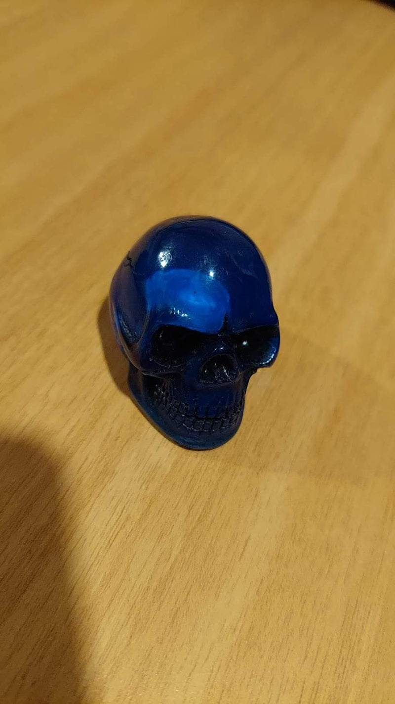 Custom Rock Calavera S Topper para Platillo (Azul) Toppers para Platillos Custom Rock 