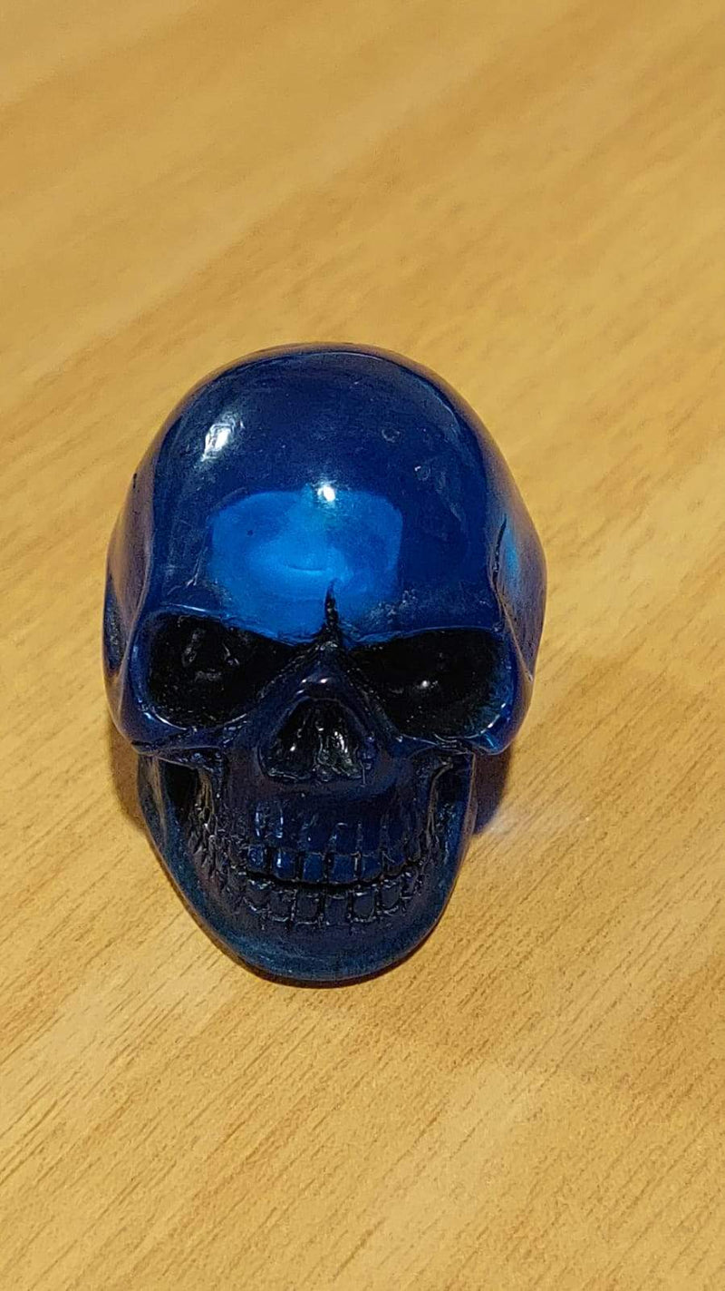 Custom Rock Calavera S Topper para Platillo (Azul) Toppers para Platillos Custom Rock 