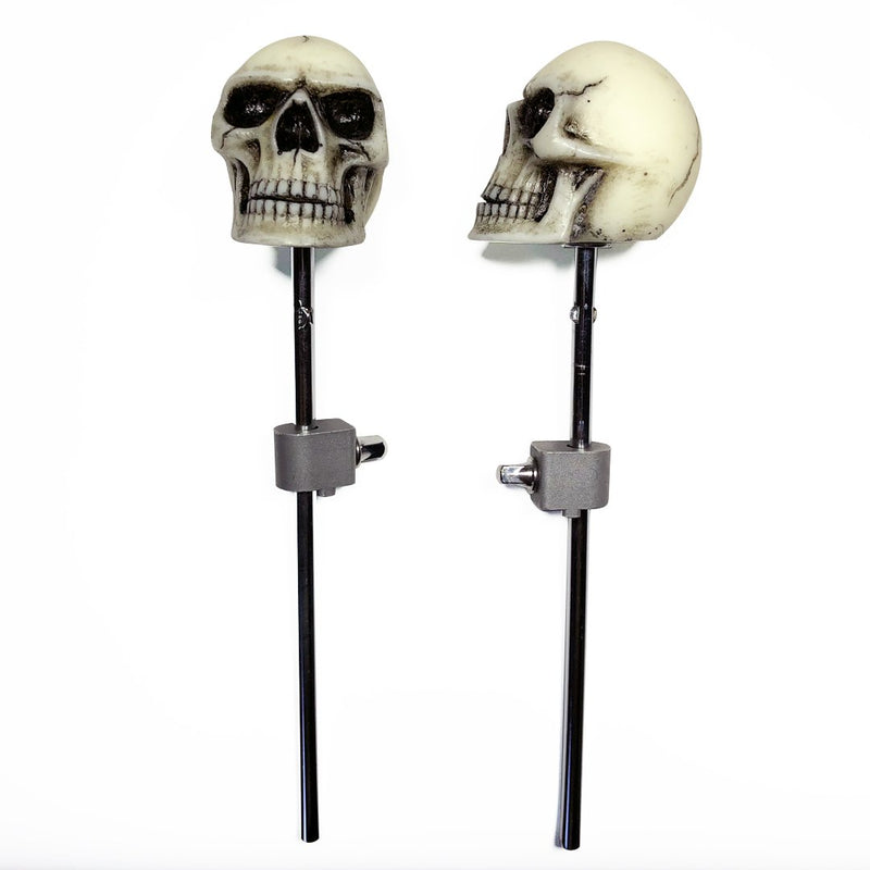 Custom Rock Maceta para Pedal de Bombo (Calavera Blanca) Macetas para Bombo Custom Rock 
