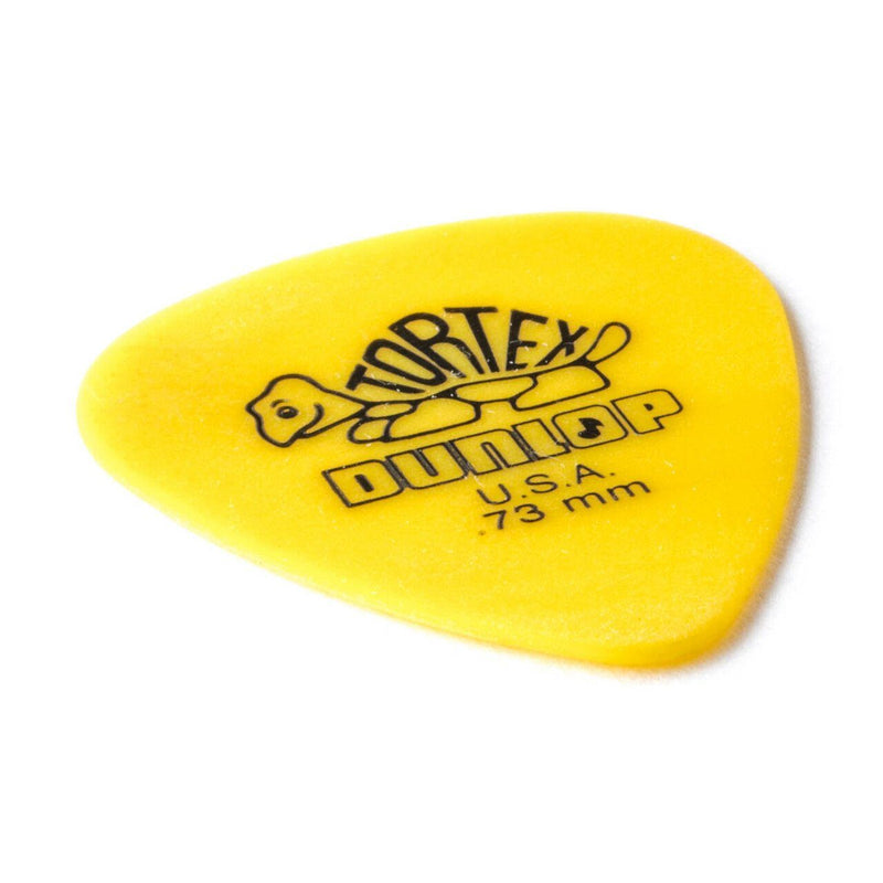 Dunlop Tortex Standard 418 0.73mm Uñetas Amarillas (Pack de 12 Unidades) StudioMusic.cl 