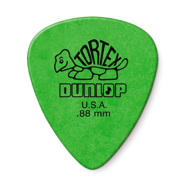 Dunlop Tortex Standard 418 0.88mm Uñetas Verdes (Pack de 12 Unidades) Uñetas Dunlop 