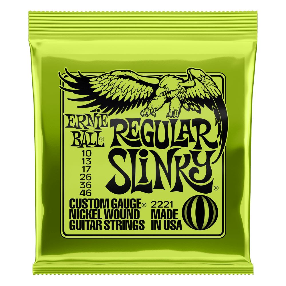 Ernie Ball Regular Slinky 2221 10-46 Cuerdas de Guitarra Eléctrica Cuerdas de Guitarra Eléctrica Ernie Ball 