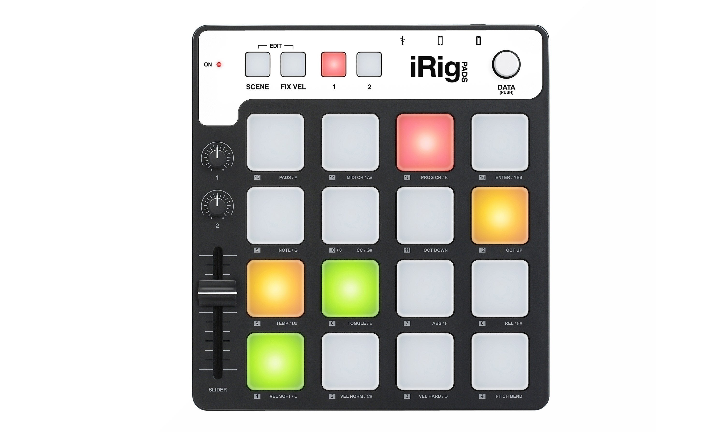 IK Multimedia iRig Pads Controlador USB/MIDI de Percusión/Ritmo Controladores USB/MIDI IK Multimedia 