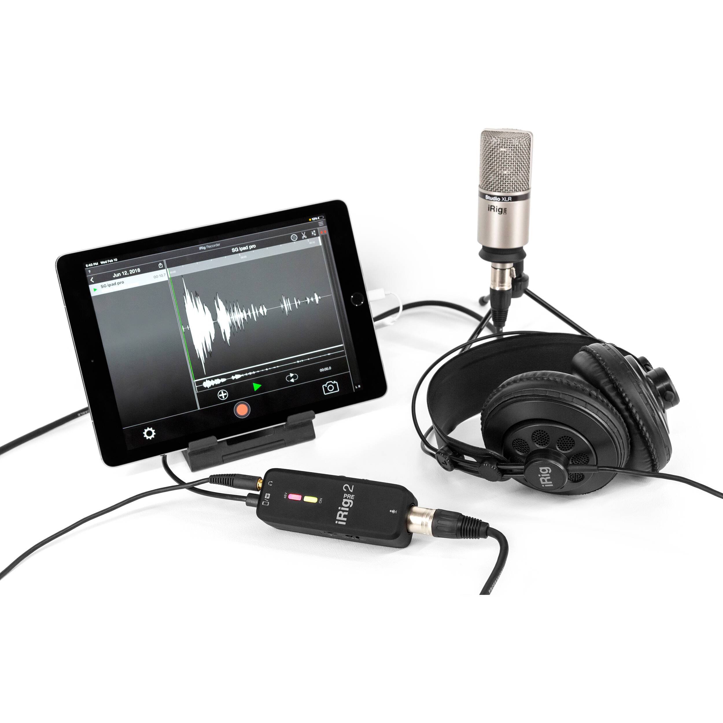 IK Multimedia iRig Pre 2 Interfaz de Micrófono XLR para iOS/Android y Cámara DSLR Interfaces de Audio para Celulares IK Multimedia 