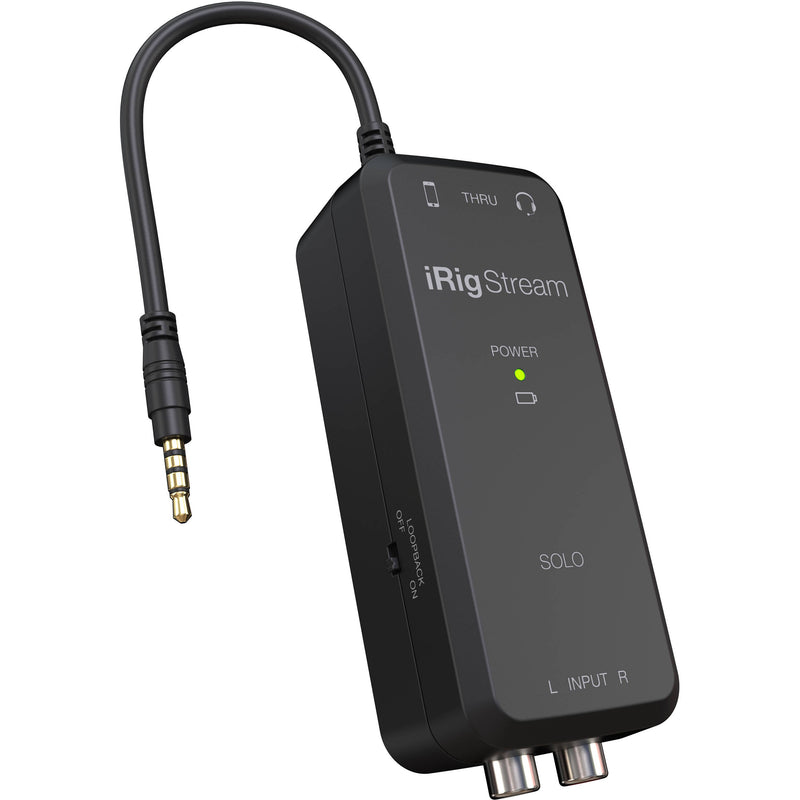 IK Multimedia iRig Stream Solo Interfaz de Audio para Celulares y Tablets IK Multimedia 