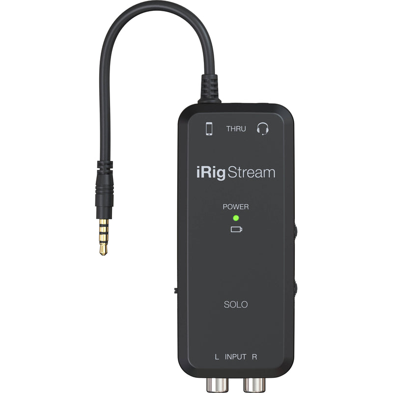 IK Multimedia iRig Stream Solo Interfaz de Audio para Celulares y Tablets IK Multimedia 