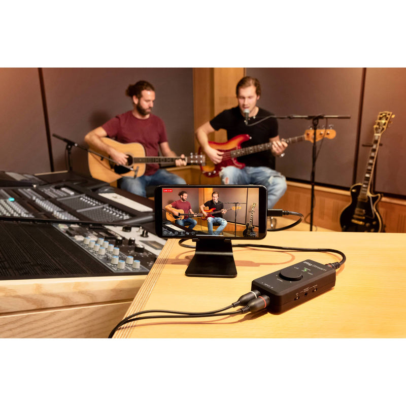 IK Multimedia iRig Stream Stereo Interfaz de Audio para Transmisión en Vivo Interfaces de Audio para Celulares IK Multimedia 