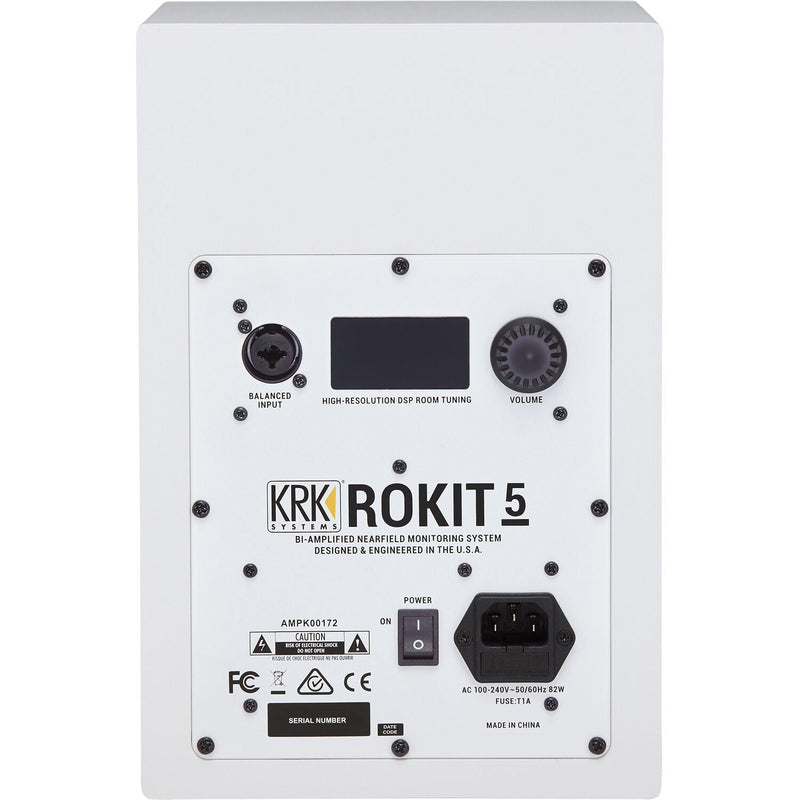 KRK Rokit 5 G4 White Monitor de Estudio 5" (Nueva Generación) Monitores de Estudio KRK 