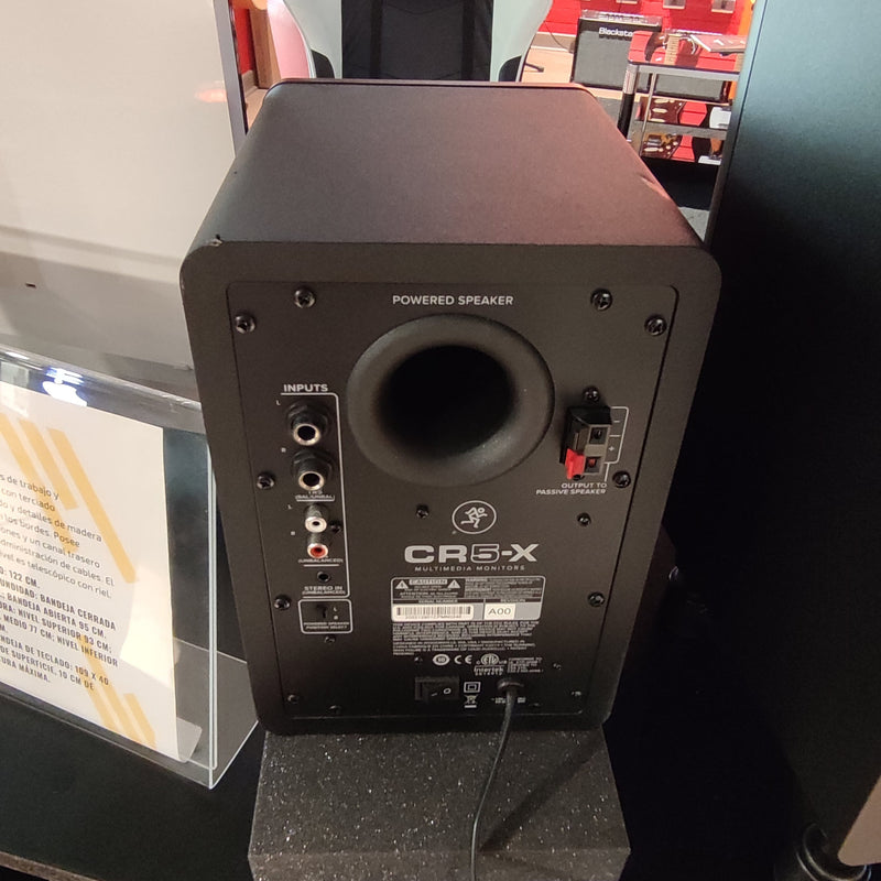 Mackie CR5-X Monitores de Estudio de 5" Pulgadas (Par) (Usado, con Garantía) Monitores de Estudio Mackie 