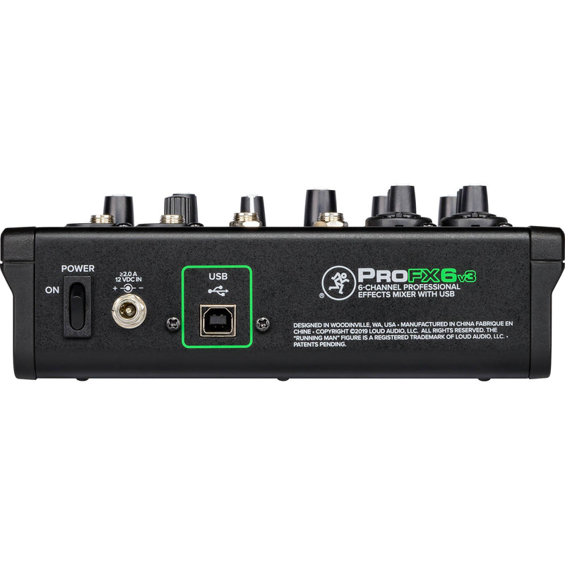 Mackie ProFX6v3 Mixer USB de 6 Canales con Efectos Mixers/Consolas Mackie 