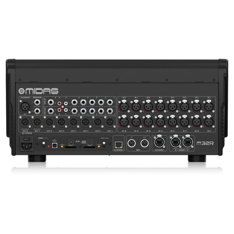 Midas M32R LIVE Consola Digital con 40 Entradas, 16 Midas PRO Preamps de Micrófono y 25 Mix Buses Mixers/Consolas Midas 