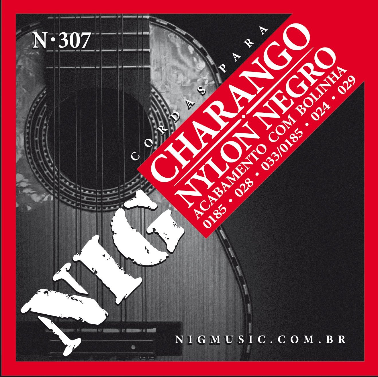 NIG N-307 Cuerdas de Charango Cuerdas de Charango NIG 